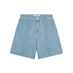 Wide Denim Short - Light Blue Wash