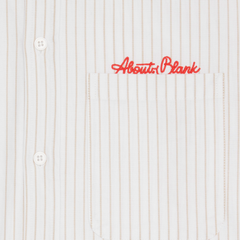 Oxford Script Shirt - Beige/White