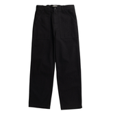 Kvitfjell Relaxed Cotton Wool Herringbone Pant - Black