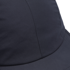 4-panel Tech Poplin Cap - Black