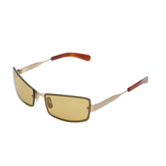 AXL - Brushed Gold Classic Havana / Smoked Olive Lens