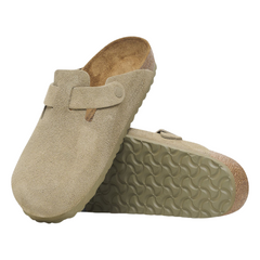 Boston Suede Leather - Faded Khaki