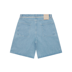 Wide Denim Short - Light Blue Wash