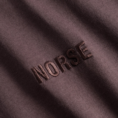Johannes Organic NORSE Logo T-shirt - Wine Red
