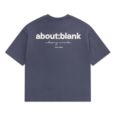 Box T-Shirt - Smoke Blue/Ecru
