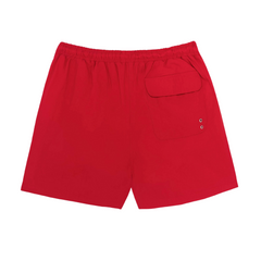 Crinkle Swim Shorts - Red
