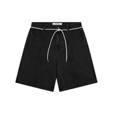 Wide Denim Short - Vintage Black