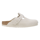 Boston Suede Leather - Antique White