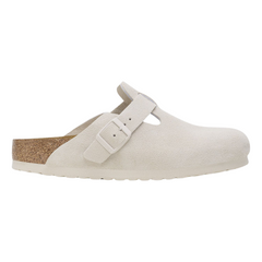 Boston Suede Leather - Antique White