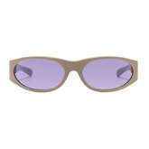 EDDIE KYU - Solid Warm Sand/Solid Lilac Lens