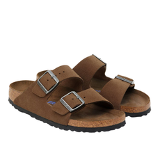 Arizona Soft Footbed Suede Leather - Dark Tea Tonal