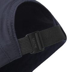 4-panel Tech Poplin Cap - Black