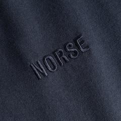 Johannes Organic NORSE Logo T-shirt - Dark Navy
