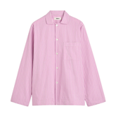 Poplin Pyjamas Shirt - Purple Pink Stripes