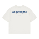 Box T-Shirt - Oat/Estate Blue