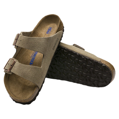 Arizona Soft Footbed Suede Leather - Taupe
