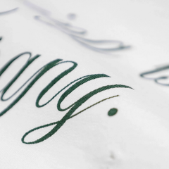Distressed Quote T-Shirt - White