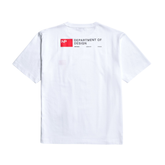Holger Organic Department Print T-Shirt - White