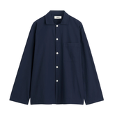 Poplin Pyjamas Shirt - True Navy