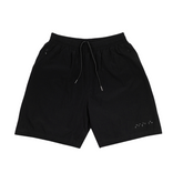 Toddler Text Shorts - Black