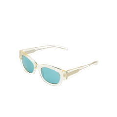 SHADE 01 - Crystal Yellow/Solid Teal Lens