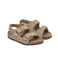 Milano Kids Suede Leather - Taupe