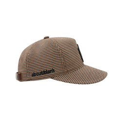 Monogram Puppy Tooth Cap - Brown/Sand