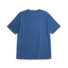 Johannes Organic NORSE Logo Print T-Shirt - Estate Blue
