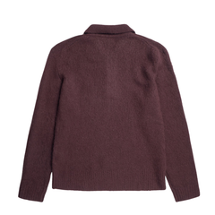 Rasmus Relaxed Brushed Polo - Mahogany