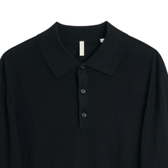 Merino Polo - Black