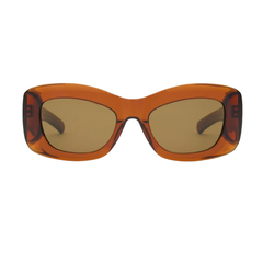POPPY - Crystal Brown / Solid Brown Lens