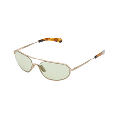 CADEN - Brushed Light Gold/Chill Out Green Lens