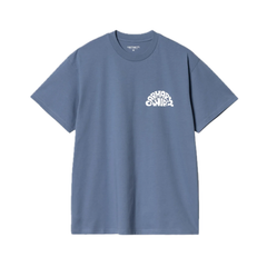 S/S Jazzy T-Shirt - Blue Iris/White