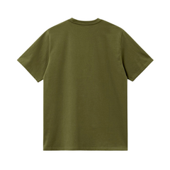 S/S Madison T-Shirt - Office Green/White