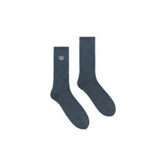 Embroidered Socks - Teal