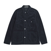 Folke Wide Corduroy Chore Jacket - Dark Navy