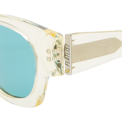 SHADE 01 - Crystal Yellow/Solid Teal Lens