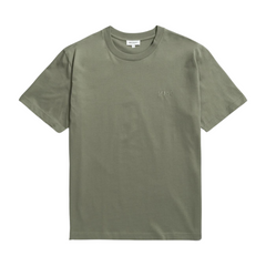 Johannes Organic NORSE Logo T-shirt - Sediment Green