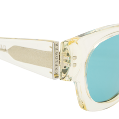 SHADE 01 - Crystal Yellow/Solid Teal Lens