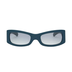 KAREEM - Solid Blue Ink / Grey Gradient Lens