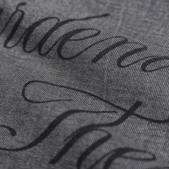 Distressed Quote T-Shirt - Washed Shadow Black