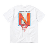 N Basketball Hoop Tee - White