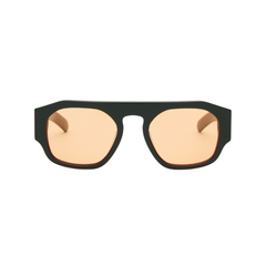 SHADE 02 - Solid Forest Dk Green/Solid Orange Lens