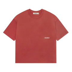 Box T-Shirt - Wine/Ecru