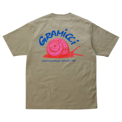 Snail Tee - Khaki