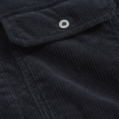 Folke Wide Corduroy Chore Jacket - Dark Navy