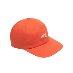 NORSE Twill 6-Panel Cap - Blood Orange