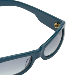 KAREEM - Solid Blue Ink / Grey Gradient Lens