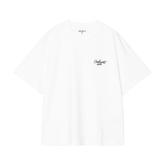 S/S Signature Script T-Shirt - White/Black