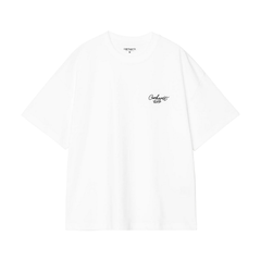 S/S Signature Script T-Shirt - White/Black